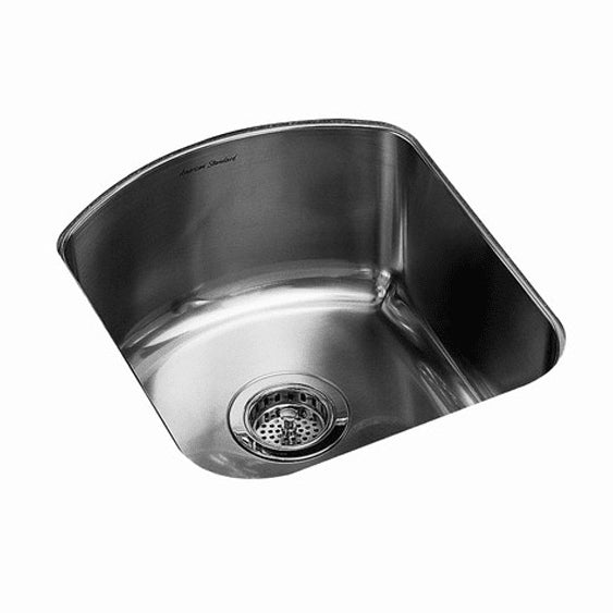 Culinaire 15-1/8x17-3/4x8" Undermount Stainless Island Sink