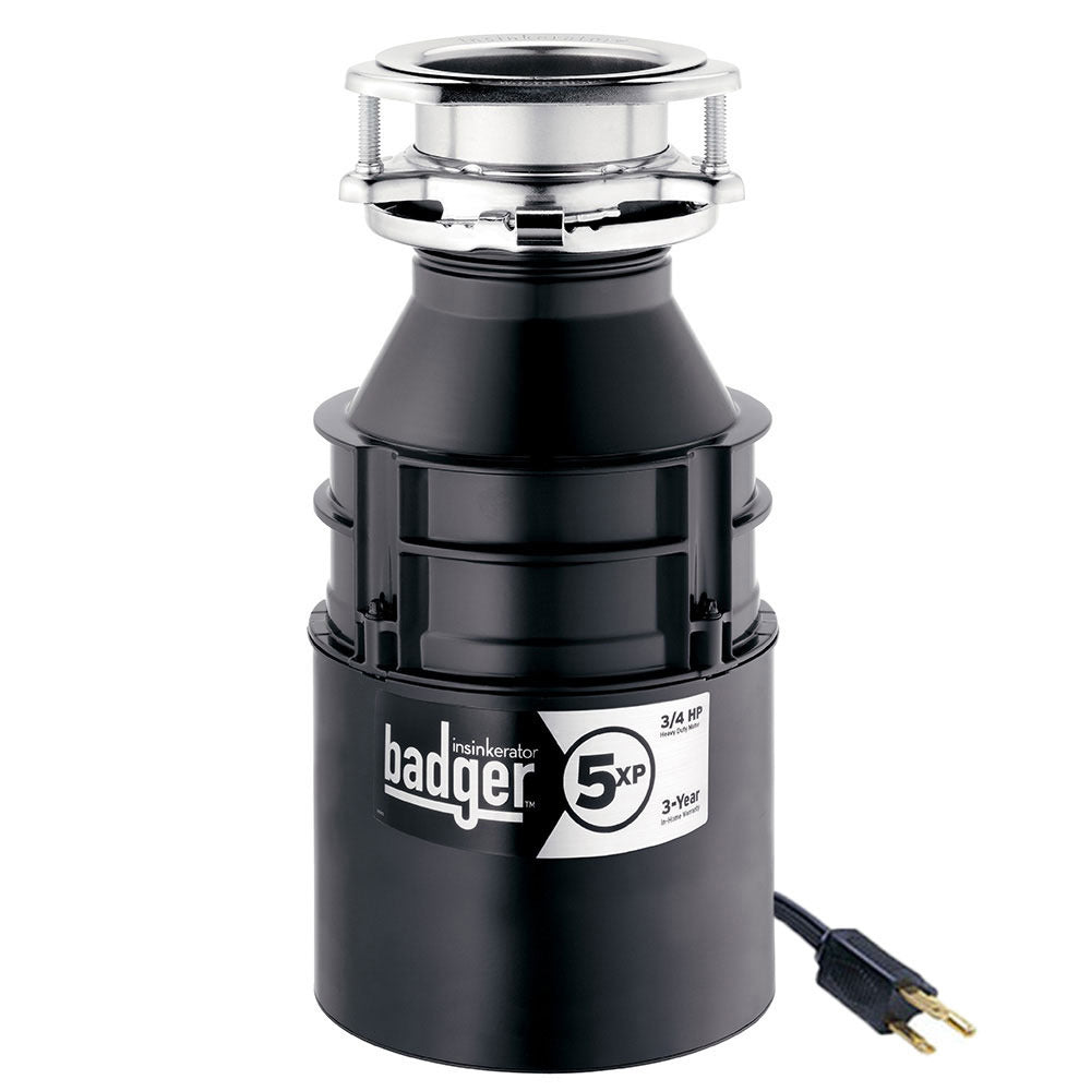 Badger Garbage Disposer w/Cord 3/4 HP