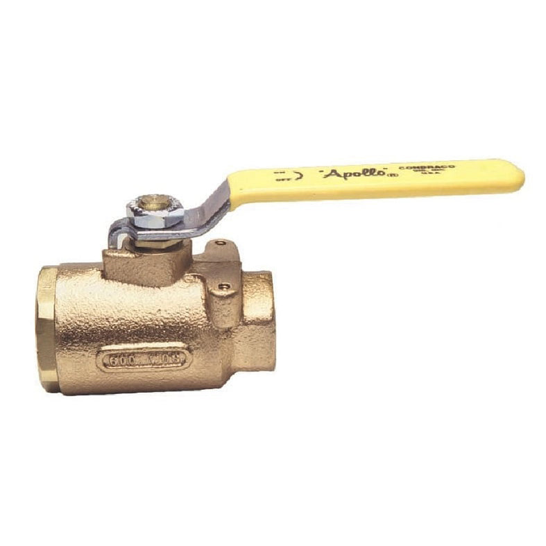 BALL VALVE 2" BRONZE FULL PORT THRD 77-148-64 WITH 250# STEAM