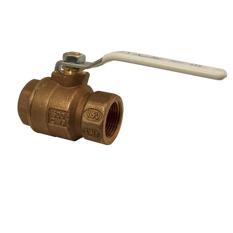 BALL VALVE 1/4 BRONZE THREADED NPTF 77CLF-101-01A FULL PORT