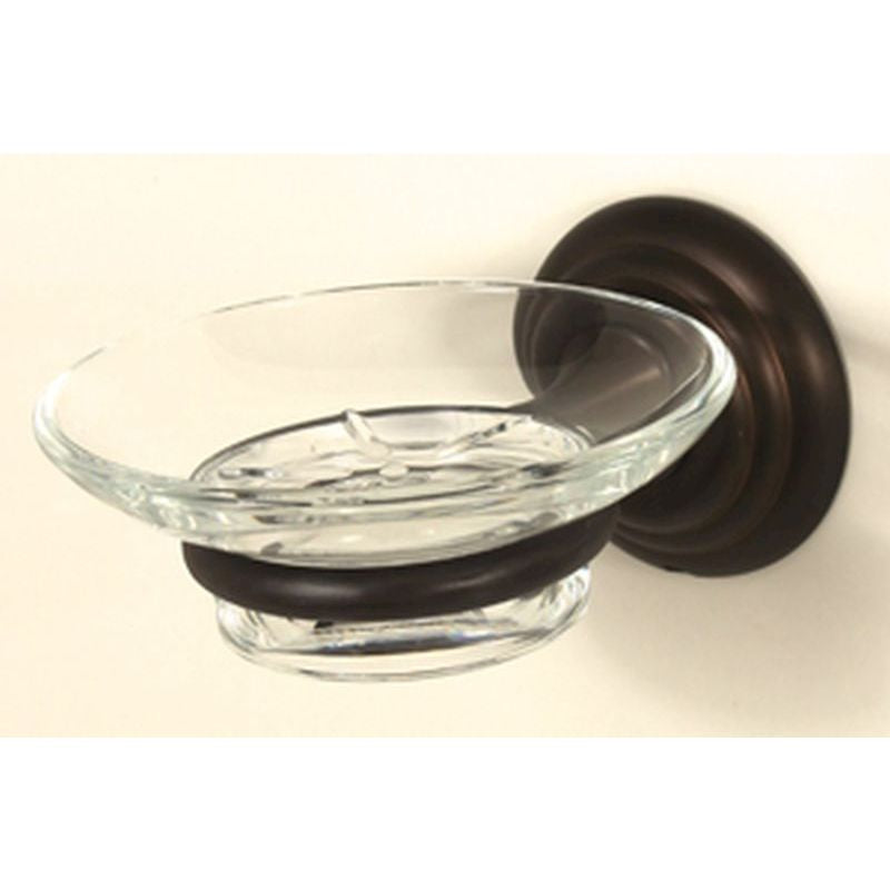 Embassy Soap Dish w/Holder in Chocolate Bronze
