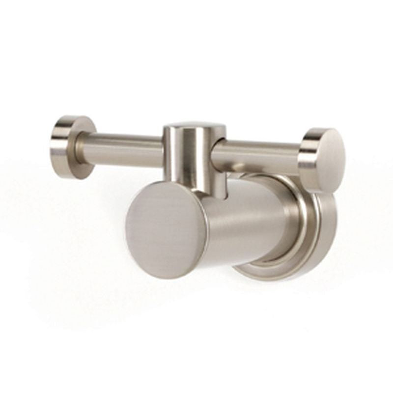 Infinity Double Robe Hook in Satin Nickel