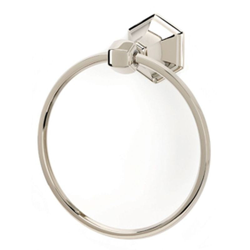 Nicole 7" Towel Ring in Polished Nickel