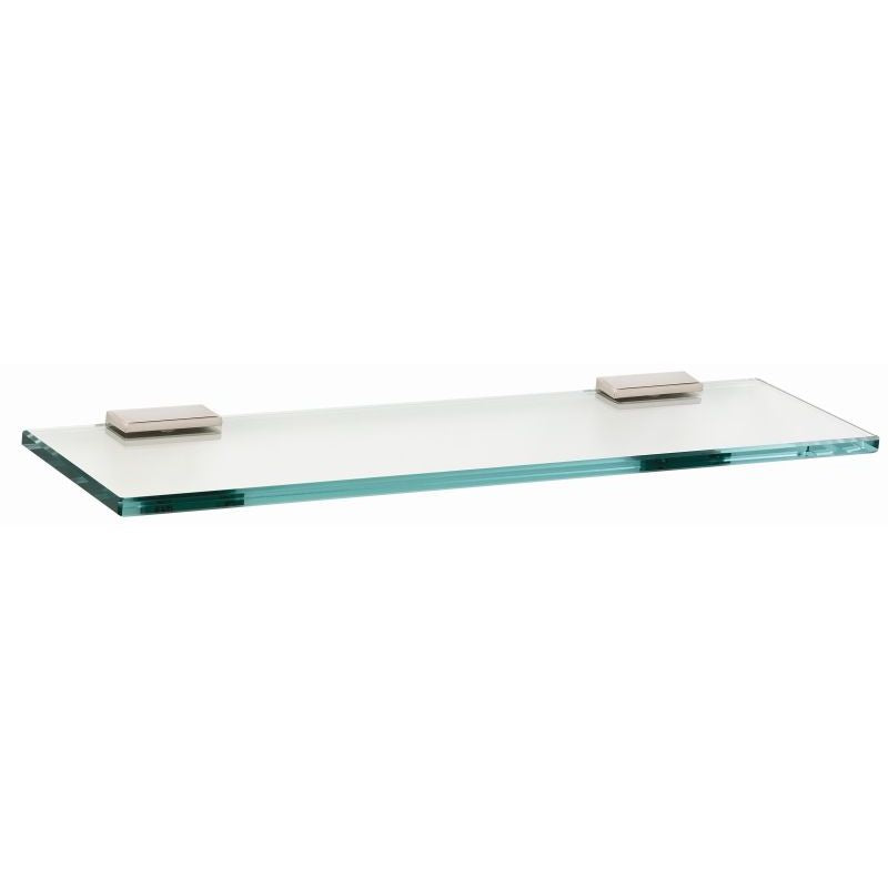 Arch 24" Glass Shelf w/Brackets in Polished Nickel