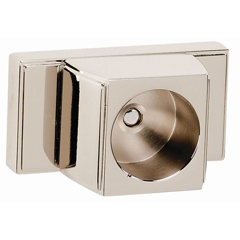 Arch Shower Rod Brackets in Satin Nickel