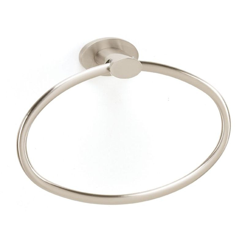 Contemporary III 5-1/2x7-7/8" Towel Ring in Satin Nickel
