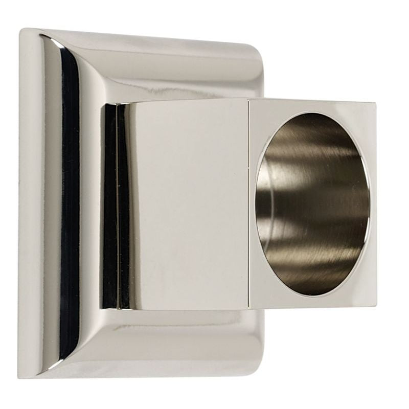 Manhattan Shower Rod Brackets in Polished Nickel