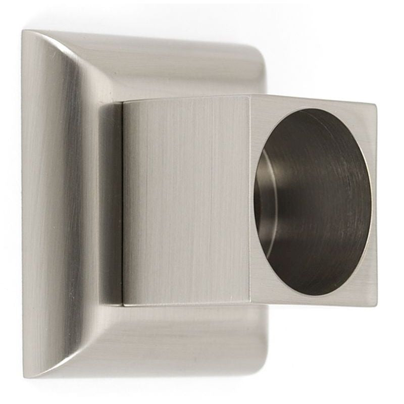Manhattan Shower Rod Brackets in Satin Nickel