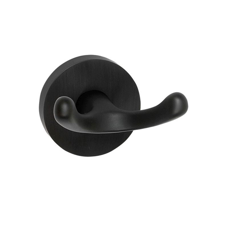 Contemporary I Double Robe Hook in Bronze