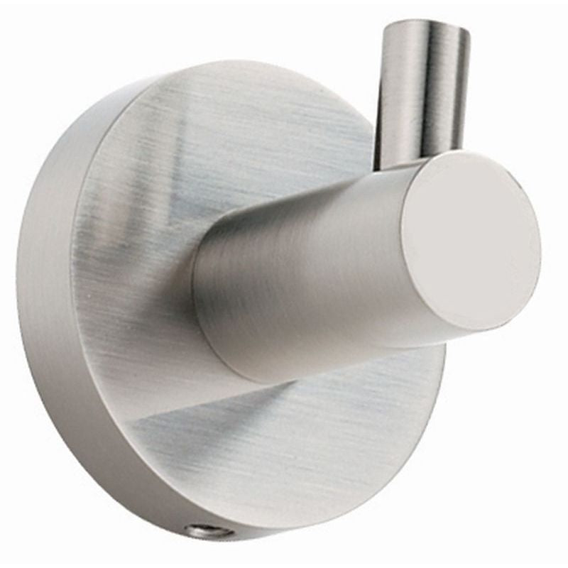 Contemporary I Single Robe Hook in Satin Nickel