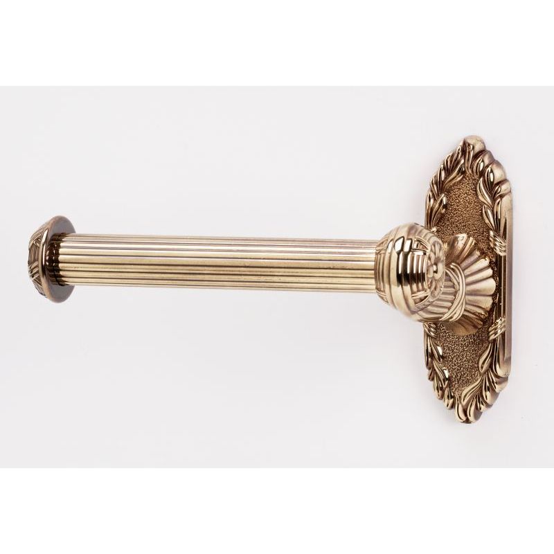 Ribbon & Reed Right Single Toilet Paper Holder in Polished Antique