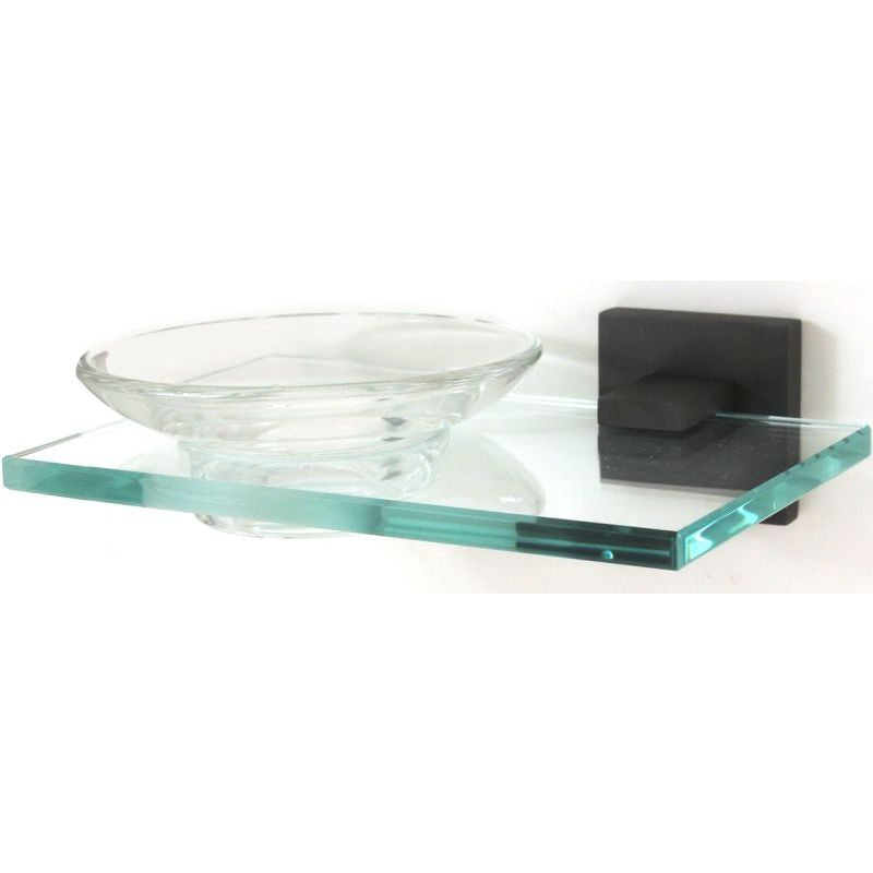 Contemporary II Soap Dish w/Holder in Bronze
