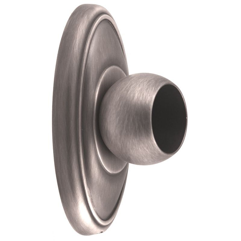 Classic Traditional Shower Rod Brackets in Polished Antique