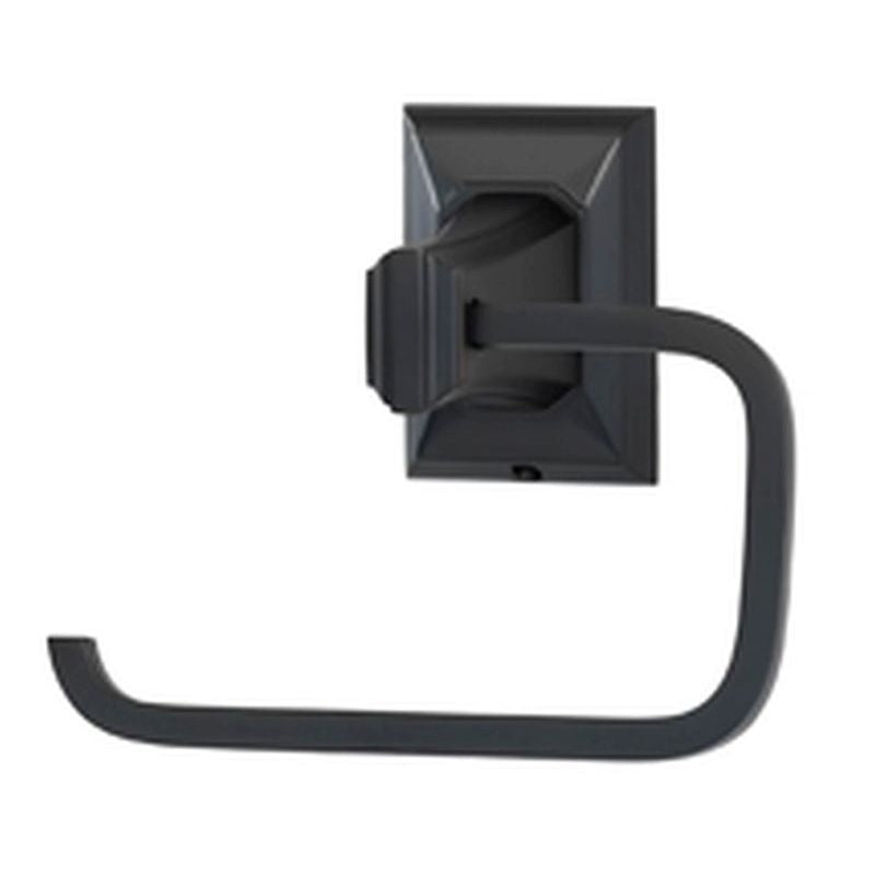 Geometric Single Post Toilet Paper Holder in Bronze