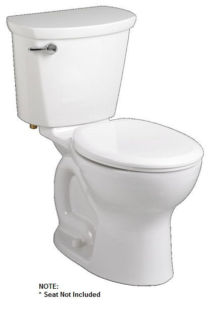 Cadet PRO 2-pc Toilet No Seat Round Front White