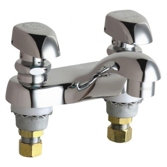 Hot And Cold Water Lavatory Faucet In Chrome