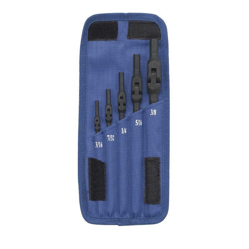 KEY SET 5 PC HEX SAE 82400 - FLEXIBLE - BLK