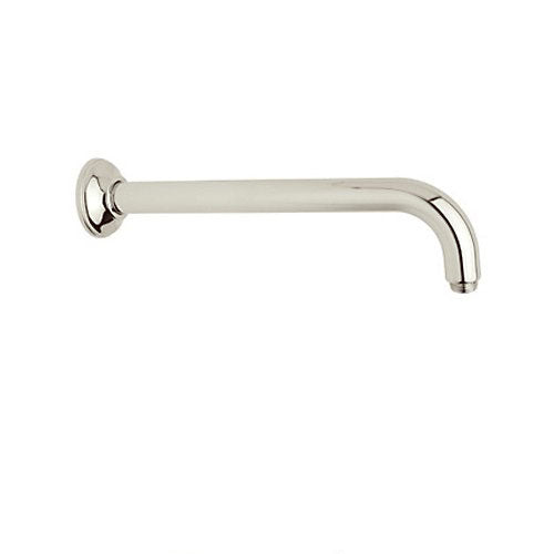 Shower Collection Wall Mount Shower Arm & Flange In Polished Nickel