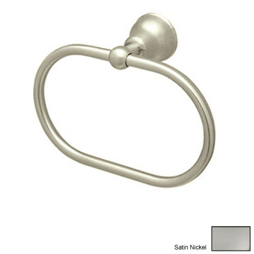 Cisal Towel Ring in Satin Nickel