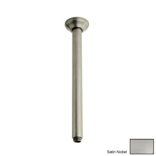 Shower Collection Ceiling Mount Shower Arm & Flange In Satin Nickel