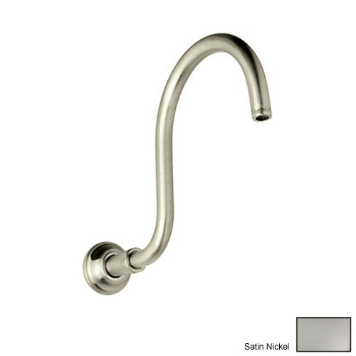 Shower Collection Wall Mount Shower Arm & Flange In Satin Nickel