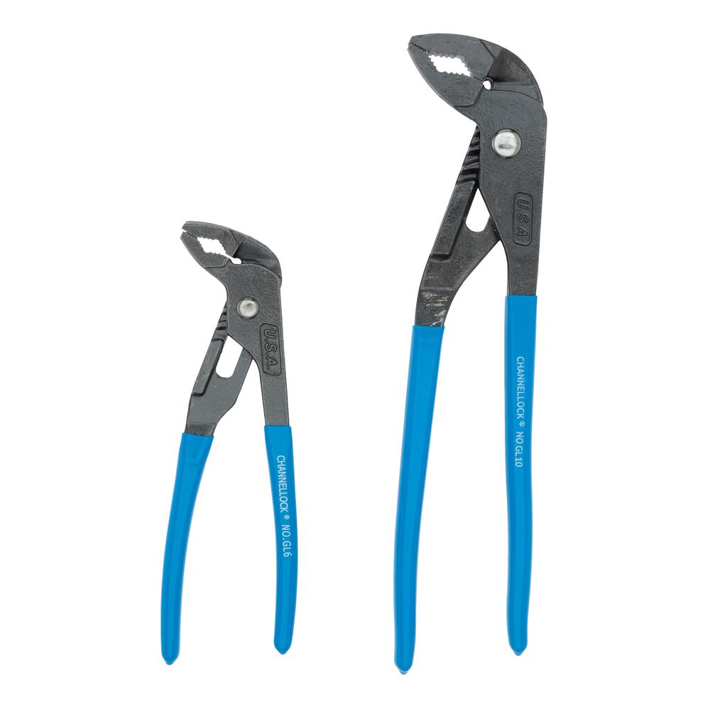 9-1/2" & 6-1/2" 2pc Griplock Pliers Set