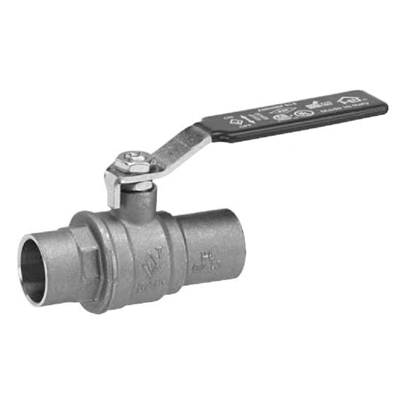 Ball Valve 1/2" Brass CXC Full Port No-Lead 1/4-Turn Max Pressure 600 PSI WOG non-shock,150 PSI WSP