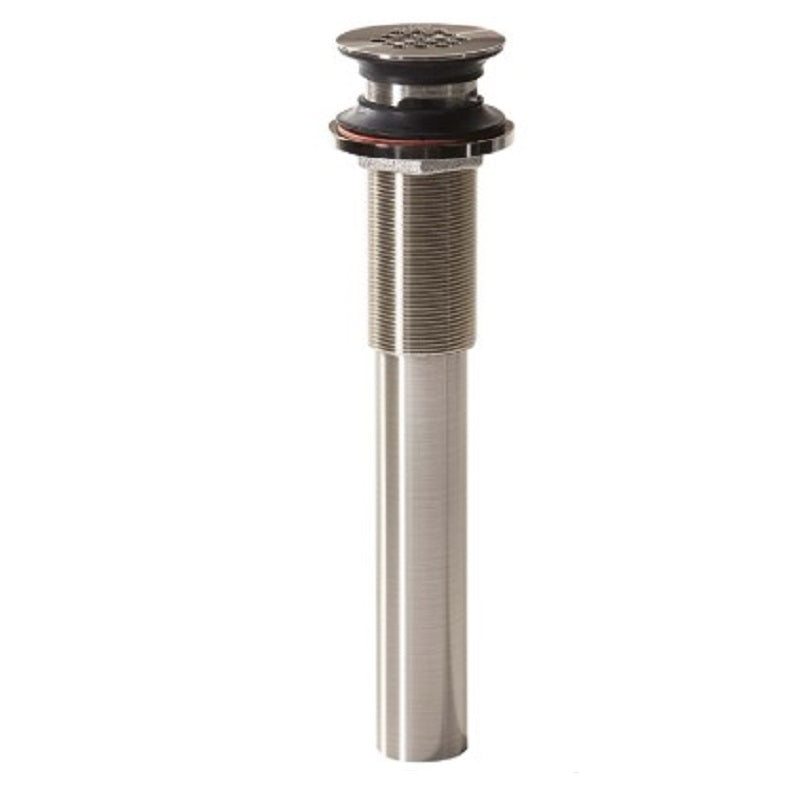GRID DRAIN 1-1/4" STN NKL 9295-SN - W/OVERFLOW