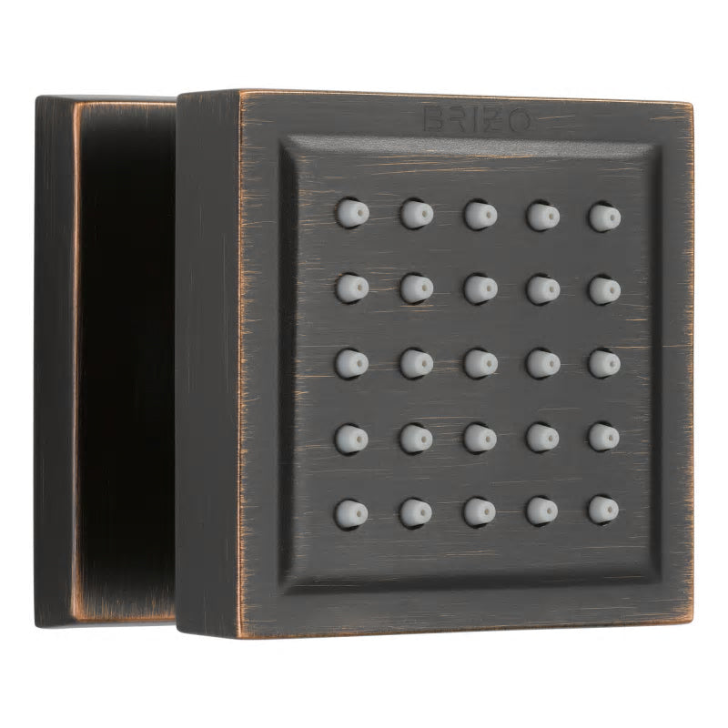 Brizo Essential Surface Mount Square Body Spray In Venetian Bronze