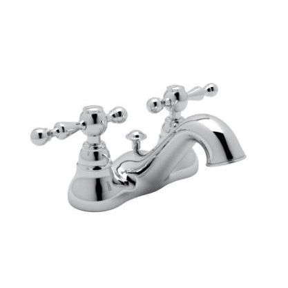 Arcana Centerset Lav Fct in Chrome w/Ornate Metal Levers