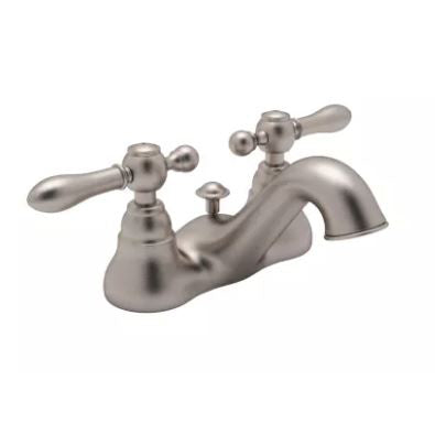 Arcana Centerset Lav Fct in Satin Nickel w/Classic Metal Levers