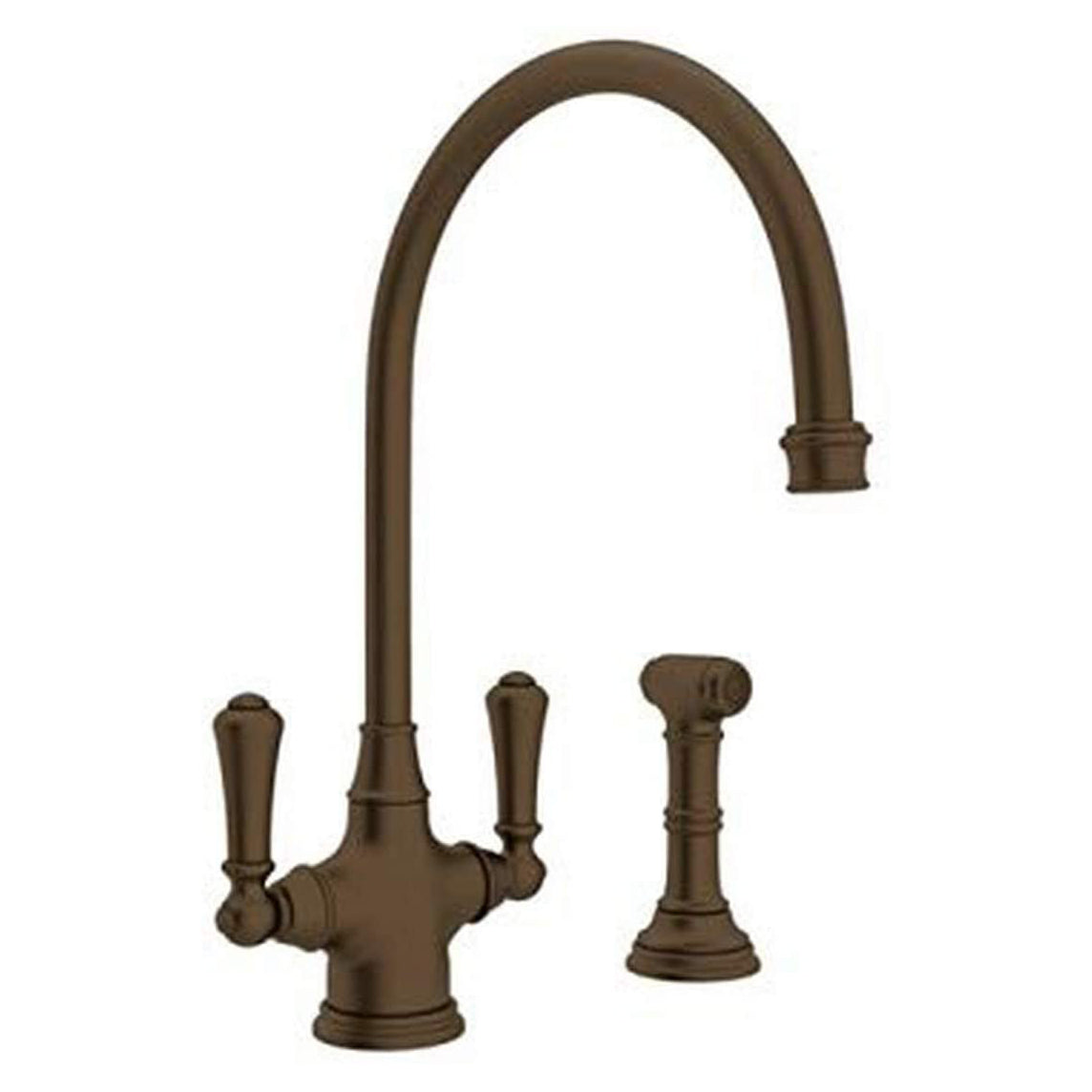 Perrin & Rowe Georgian Era Single Hole Kitchen Faucet in English Bronze