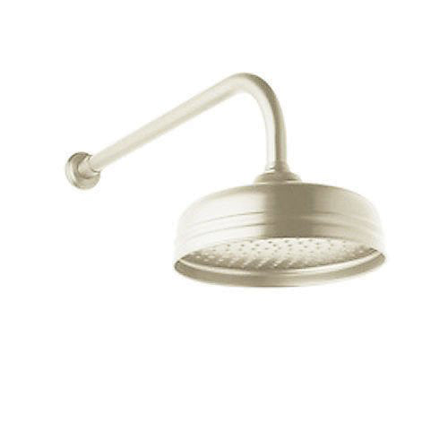 Perrin & Rowe Rain Single-Function Showerhead In Polished Nickel