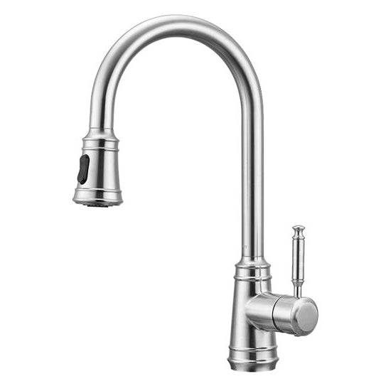 NILA-3 Stainless Steel Pull-Down Kitchen Faucet in Stainless