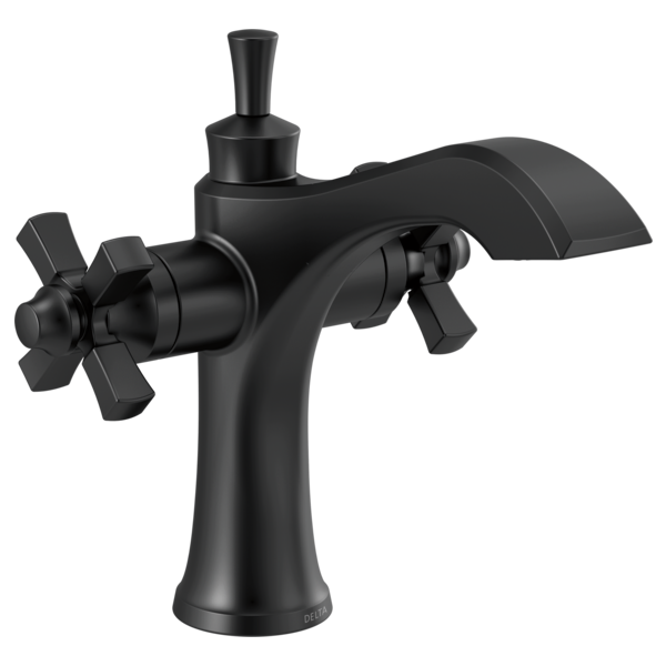 Dorval Single Hole Monoblock Lav Faucet in Matte Black