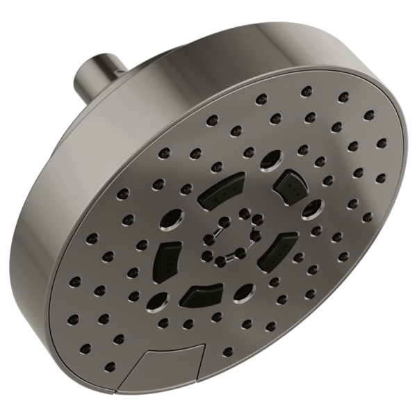 Brizo Essential 7" 5-Function Showerhead in Black Onyx, 2.5 gpm