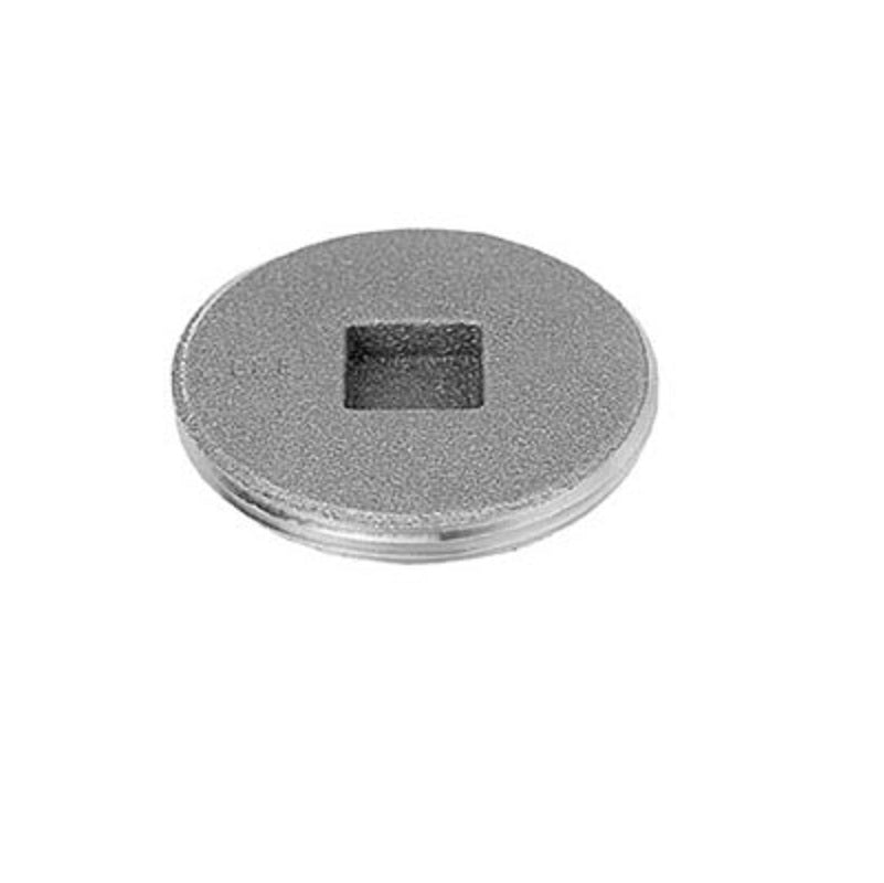 PLUG 6 BRASS FLUSH 877-60 COUNTERSUNK SQUARE HEAD