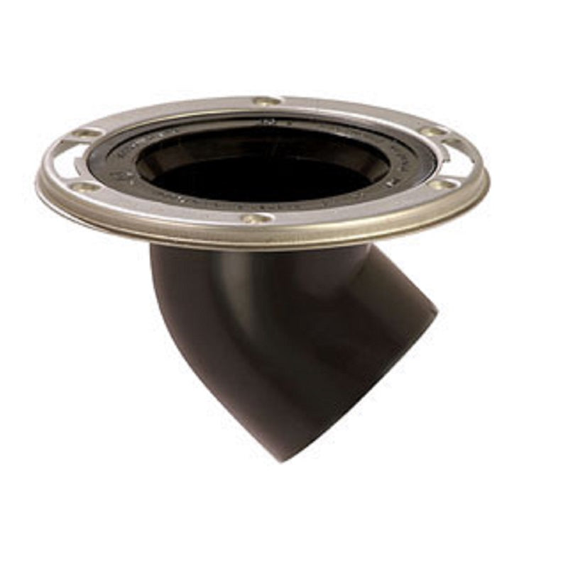 FLANGE 4X3 ABS 889-45AM DROP-KICK W/SWIVEL RING