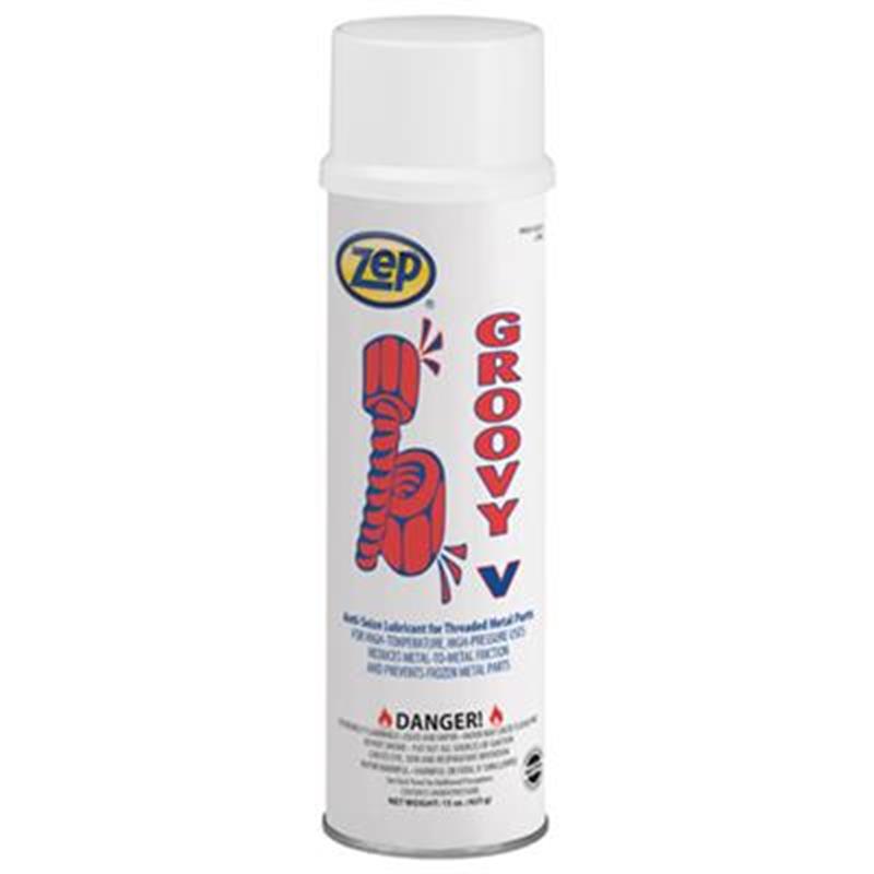 LUBRICANT 20 OZ GREY 0221 AEROSOL - ZEP GROOVY V 12/CASE