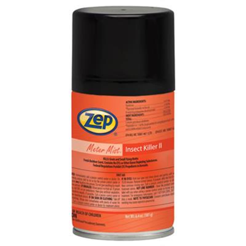 INSECTICIDE 12 OZ CLEAR 0188 AEROSOL - ZEP METER MIST 12/CASE