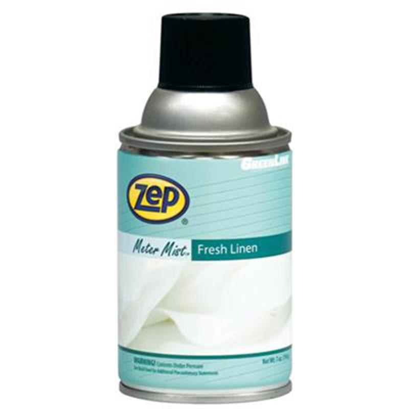 DEODORANT 12OZ AEROSOL 3406 ZEP METER MIST - FRESH LINEN 12/CASE