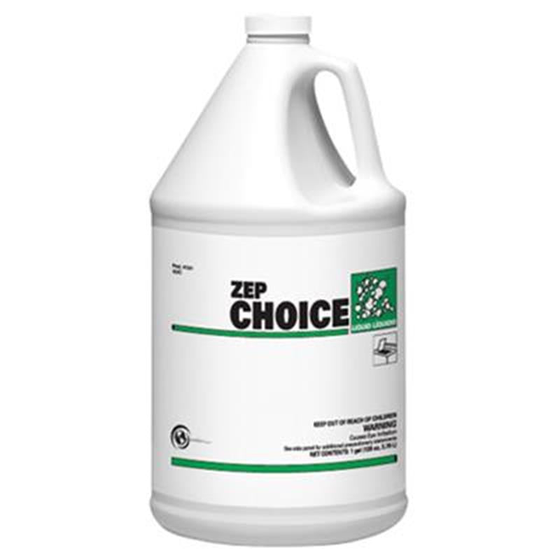 LAUNDRY CLEANER 1 GAL BLU 1041 CLEAR LIQUID - ZEP CHOICE 4/CASE