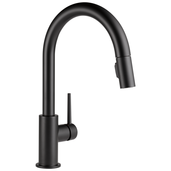 Trinsic Swivel 1-Hndl Pull-Down Kitchen Faucet Matte Black