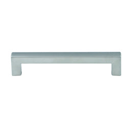 Square 4-1/2" Pull in Dull Chrome