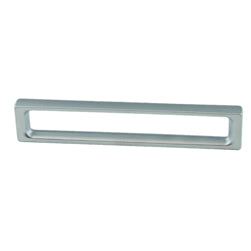 Dual 5-3/8" Pull in Dull Chrome