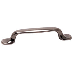 Euro Moderno 3-25/32" Pull in Brushed Black Nickel