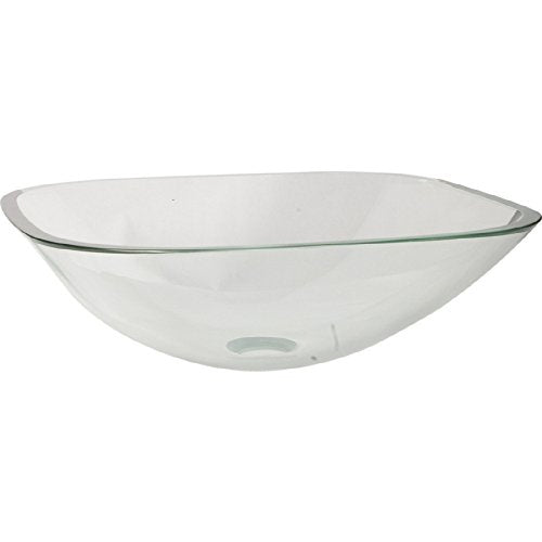 Millbrook 16-9/16" Clear Glass Vessel Sink
