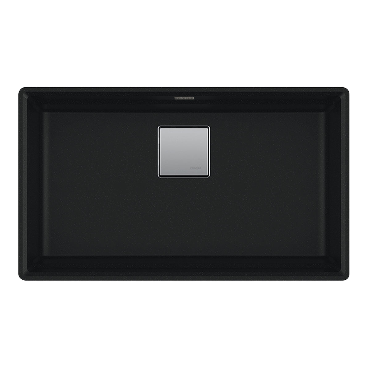Peak 32x18-3/4x9-1/2" Granite Single Bowl Sink, Matte Black