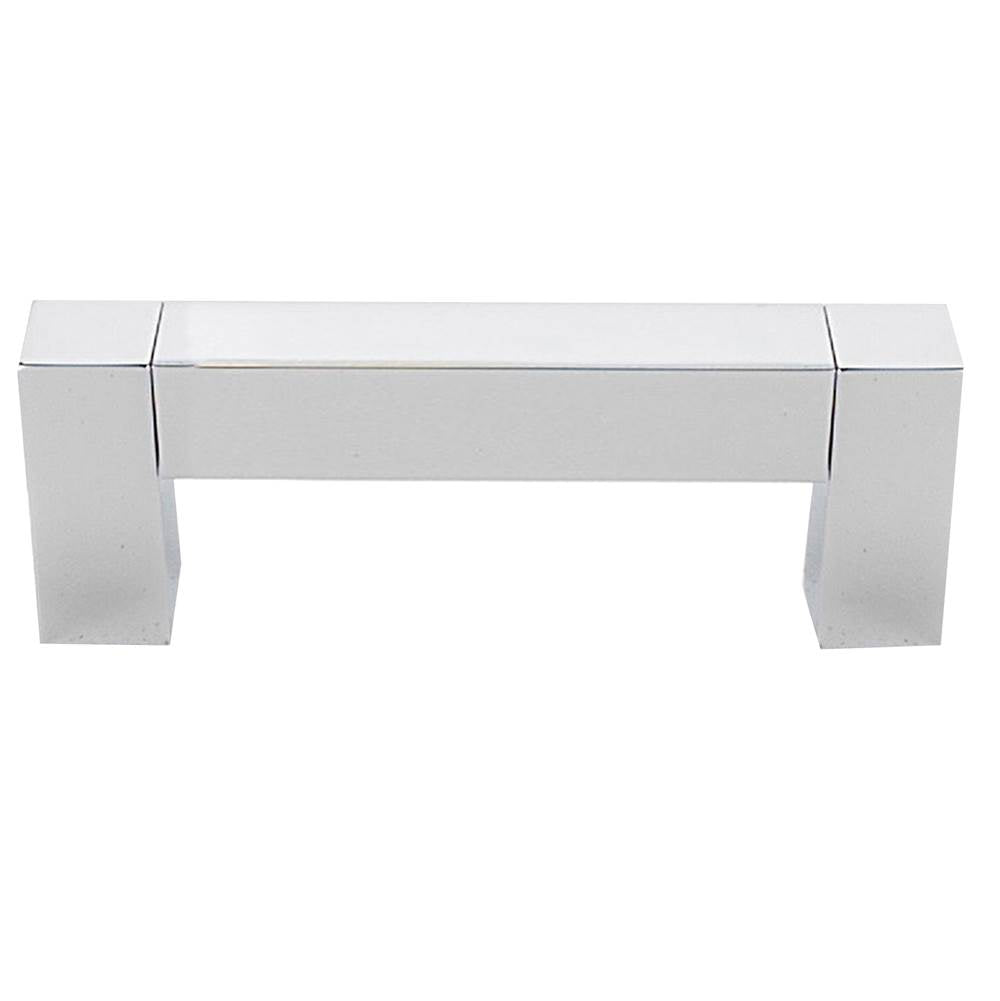 Block 3" Pull w/Polished Chrome Finish