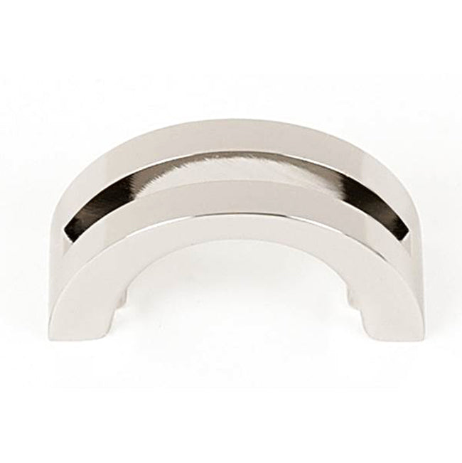 Slit-Top 1-1/2" Pull w/Polished Nickel Finish